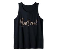 Montreal Canada Vintage Elegant Design Tank Top