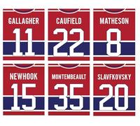 Montreal Canadiens Set of Six Current Player Jerseys * - Poster Prints