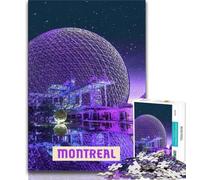 Montreal Jigsaw Puzzles for Teenagers 1000 Jigsaws,Toys Educational Games Stress Relieving Wishlist with Santa Claus 50x75cm