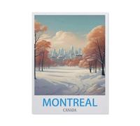 Montreal Kanada Vintage Reiseplakat,Puzzles 1000 Teile für Erwachsene, Klassische Puzzle Kinder Puzzle Herausfordernde Und Schwierige Rätsel für Erwachsene Und Jugendliche(75x50cm)-CC62