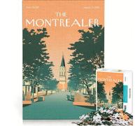 Montreal Poster Verdun jigsaw puzzle1000 pieces | Precision cutting Difficult and Challenge for Birthday, Chrismas 38x26cm