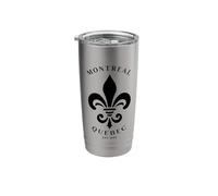 Montreal Quebec Canada Fleur De Lis Stainless Steel Insulated Tumbler