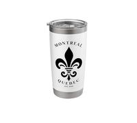 Montreal Quebec Canada Fleur De Lis Stainless Steel Insulated Tumbler