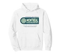 Montréal Quebec - Montreal Canada Travel Stamp Pullover Hoodie