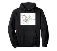 Montreal Transit Lines Travel Art Canada Pullover Hoodie