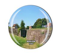Montreuil-sur-Mer France Fridge Magnet Travel Souvenir Whiteboard Crystal Magnetic Sticker Collection