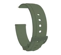 MONTREUX 20mm Luxury FKM Rubber Watch Strap with Quick Release for Rolex, Omega, TAG Heuer, Seiko & More (Olive Green)
