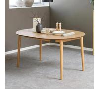 Montreux Round Extending Dining Table - 4-6 Seater - 115cm-154cm - Oak