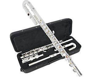 Montreux Sonata Student Curved Head Flute Silver
