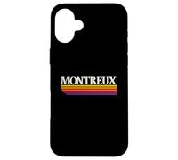 Montreux Switzerland Retro Graphic Case for iPhone 16 Plus