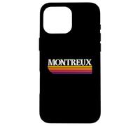 Montreux Switzerland Retro Graphic Case for iPhone 16 Pro Max