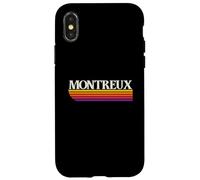 Montreux Switzerland Retro Graphic Case for iPhone X/XS