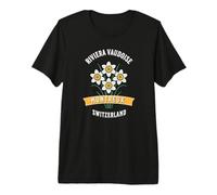 Montreux Switzerland Wild Narcissus Mountain Hike Premium T-Shirt
