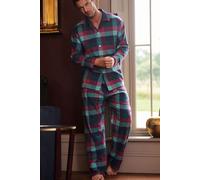 'Montrose' Check Brushed Cotton Pyjama Set British Boxers Multi XXL