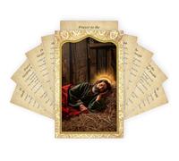 Montserrat Abbey Sleeping St Joseph Holy Cards Bulk Cardstock 10 Pack