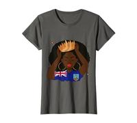 Montserrat Afro Melanin Montserratian Afro Hair Roots T-Shirt