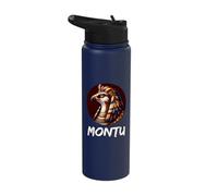 Montu Ancient Egyptian War God Stainless Steel Insulated Water Bottle