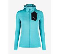 Montura Vertigo Power Grid Maglia Hooded Jacket Light Blue Women - M