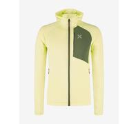 Montura Vertigo Power Grid Maglia Hooded Jacket lime yellow dark green - M