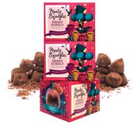 Monty Bojangles Berry Bubbly Cocoa Dusted Chocolate Truffles 3 x 100g Choco