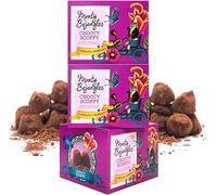 Monty Bojangles Choccy Scoffy Cocoa Dusted Chocolate Truffles (3 x 100g Gift Box) - Divine Cocoa Flavoured Truffles - Award-Winning Luxury Gift Set