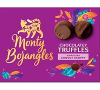 Monty Bojangles Choccy Scoffy Cocoa Dusted Truffles, 135g, Rich Chocolate Truffles with Butterscotch Hint, Gourmet Gift Box