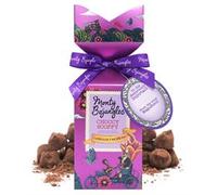 Monty Bojangles Choccy Scoffy Cocoa Dusted Chocolatey Truffles Gift Box (150g), Chocolatey Flavoured Truffles, Award-Winning Luxury Chocolates, Gift Set With Elegant Ribbon & Personalised Message Card