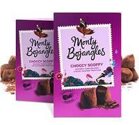 Monty Bojangles Choccy Scoffy Individually Wrapped Cocoa Dusted Truffles, 2 x 200g Gift Boxes