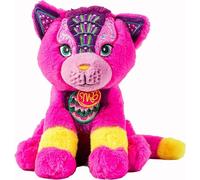Monty Bojangles Chocolates Official Persian Pink Cat Plush Toy Age 2+ (23cm), Adorable Cuddly Toy, Perfect Chocolate Gift With Bespoke Drawstring Bag & Beautiful Gift Card, Soft Toy Teddy - Pink