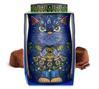 Monty Bojangles Cocoa Dusted Chocolate Truffles Kit Tin (36g - Midnight Prince) Luxury Vegan Chocolatey Truffles - Collectable Mini Kit Tin, Truffles Chocolate Gift Box With Bespoke Design