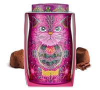 Monty Bojangles Cocoa Dusted Chocolate Truffles Kit Tin (36g - Persian Pink) Luxury Chocolatey Truffles - Collectable Mini Kit Tin, Truffles Chocolate Gift Box With Bespoke Design