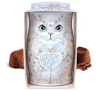 Monty Bojangles Cocoa Dusted Chocolate Truffles Kit Tin (36g - White Rose) Luxury Chocolatey Truffles - Collectable Midi Kit Tin, Truffles Chocolate Gift Box With Bespoke Design