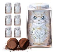 Monty Bojangles Cocoa Dusted Chocolate Truffles Kit Tin - 6 PACK Bundle of White Rose 36g - Luxury Chocolatey Truffles - Collectable Mini Kit-Tin, Wedding Favour, Truffles Gift Box With Bespoke Design