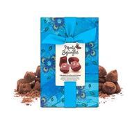 Monty Bojangles Cocoa Dusted Chocolatey Truffles Gift Box (150g) Four Flavours in One, Luxury Cocoa Dusted Truffles Award-Winning Chocolate Gift Set with Elegant Ribbon & Bespoke Design