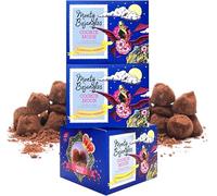 Monty Bojangles Cookie Moon Cocoa Dusted Chocolate Truffles (3 x 100g Gift Box) - Choco Chip Flavour, Award-Winning Luxury Gift Set
