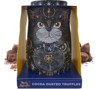 Monty Bojangles Cosmic Blink Chocolate Truffles with Cocoa Dusted in Individual Collector's Tin with Cat Design (135g) - Cookie Moon