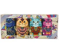 Monty Bojangles Kit-Tins Cocoa Dusted Chocolate Truffles Gift Set (4 x 36g) Four Flavours In One, Luxury Chocolatey Truffles - Collectable Cat Tins, Truffles Chocolate Gift Box With Bespoke Design