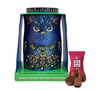 Monty Bojangles Midnight Prince Cat Tin Gift with Cocoberry Blush Vegan Cocoa Dusted Truffles 135g