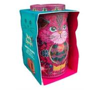 Monty Bojangles Cocoa Dusted Chocolate Truffles Kit Tin (36g - Persian Pink) Luxury Chocolatey Truffles - Collectable Mini Kit Tin, Truffles Chocolate Gift Box With Bespoke Design