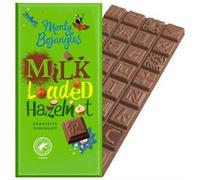 Monty Bojangles RFA MILK Loaded Hazelnut Premium Chocolate Bar 150g