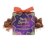 Monty Bojangles Salted Caramel Latte Cocoa Dusted Truffles (100g) - Chocolatey Truffles In A Gift Box With Message Card - Perfect For Seasonal & Personal Gifting - Vegetarian Friendly