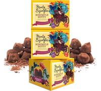 Monty Bojangles Scrumple Nutty Cocoa Dusted Chocolate Truffles (3 x 100g Gift Box) - Crunchy Hazelnut Flavour, Award-Winning Luxury Chocolate Gift Set