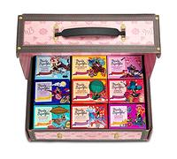 Monty Bojangles Truffle Trunk Chocolate Truffles Hamper Gifts for Women, Men, 9 Luxury Chocolate Flavours in Individual Gift Boxes, Birthday, Thank You, Christmas Gifts, Pink, 9 Flavours x 100g