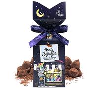 Monty Bojangles Vegan Cocoa Dusted Truffles Cocoa Nibs Nights Gift | Truffles in Gift Box, 130g