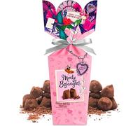 Monty Bojangles ‘With Love’ Cocoa Dusted Chocolatey Truffles Gift Box (110g), Chocolate Flavoured Truffles, Award-Winning Luxury Chocolatey Truffles, Gift Set With Ribbon & Personalised Message Card