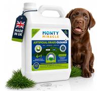 Monty Miracle Artificial Grass Cleaner - Pet Safe Dog Urine Odour Eliminator - Super Concentrate - UV Protection De-Brittle Technology - BS EN 1276 Certified - UK Made Fresh Cut Grass Scent (1L)