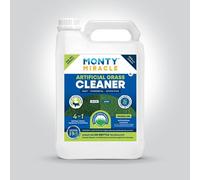 Monty Miracle Artificial Grass Cleaner - Pet Safe Dog Urine Odour Eliminator - Super Concentrate - UV Protection De-Brittle Technology - BS EN 1276 Certified - UK Made Fresh Cut Grass Scent (2L)