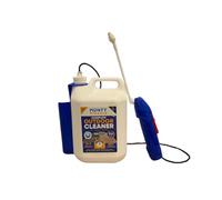 Monty Miracle® Complete Outdoor Cleaner, Clean & Rejuvenate your Patio, Decking, Fencing, Paths, Driveway, Render & More - Results in 6-10 Minutes! Pet & Child Safe (5L & Battery Wand)