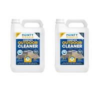 Monty Miracle® Outdoor Cleaner, 5 Litre. Clean & Rejuvenate your Patio, Decking, Fencing, Paths, Driveway, Render & More - Results in 6-10 Minutes! Slip free & eco - conscious. (Offer for 2)
