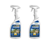 Monty Miracle Outdoor Cleaner, 5 Litre for Patio, Decking, Fencing, etc - Eliminates Black Spots, Algae, Mold, Lichen Results in 6-10 Minutes! (2 x 750ml Detail Spray Bottle)